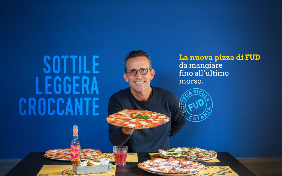 Sottile, leggera e croccante: ecco la nuova pizza di FUD